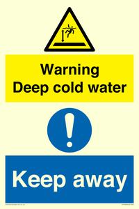 Warning Deep cold water Keep away